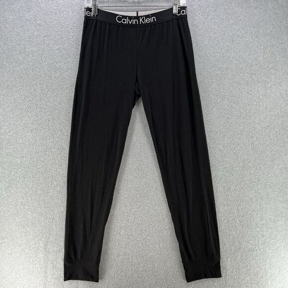 Calvin Klein Mens Bamboo Lounge Pants Black - Picture 1 of 14